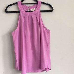 Loft lavender halter blouse